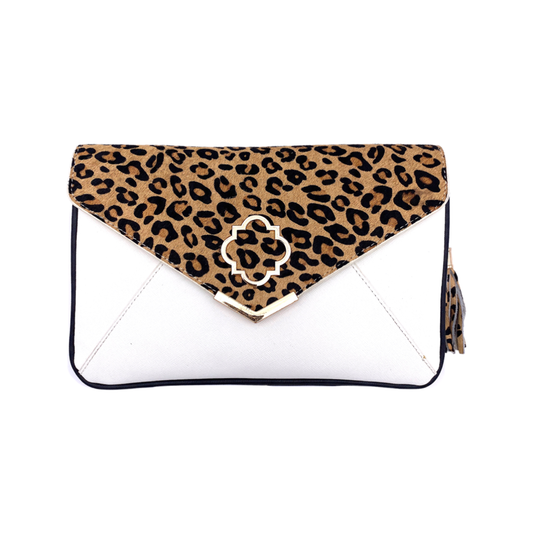 Rowan Clutch in Leopard