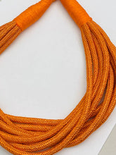 Load image into Gallery viewer, Game Day Orange - Slub 8-Strand Necklace
