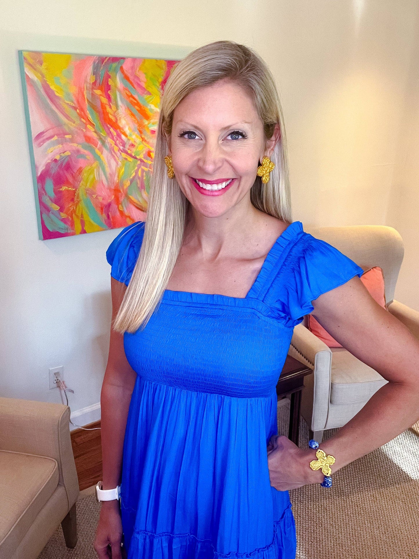 Blue & White African Glass with Susie Cross