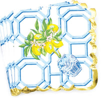 Load image into Gallery viewer, Lemon Ginger Paper Beverage Napkin Packs
