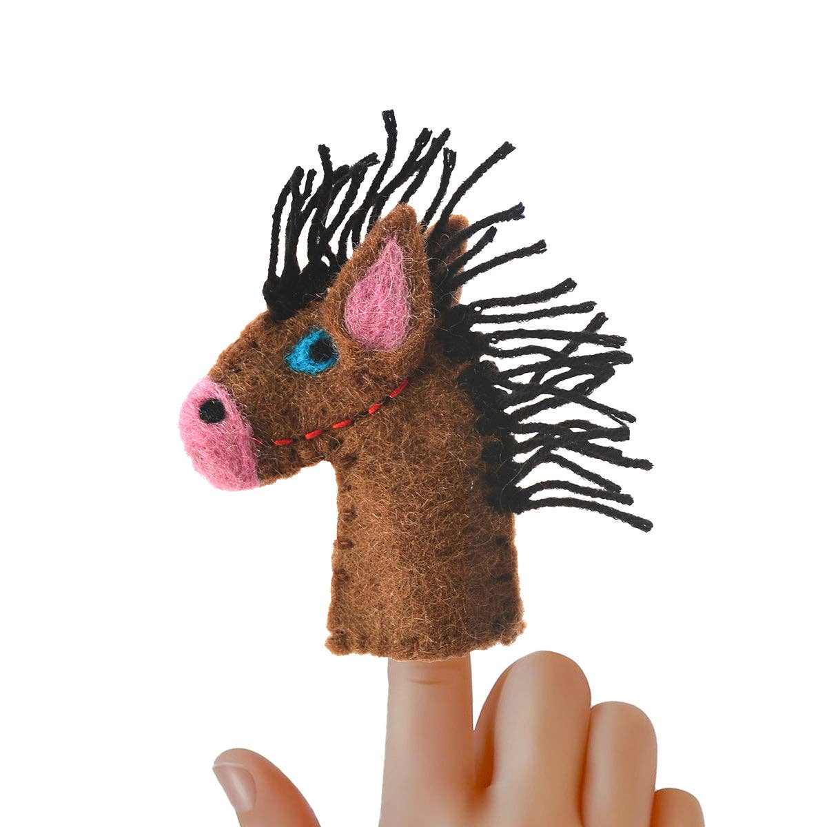 Felted Old McDonald's Farm Animal Finger Puppet (5 in a Set)
