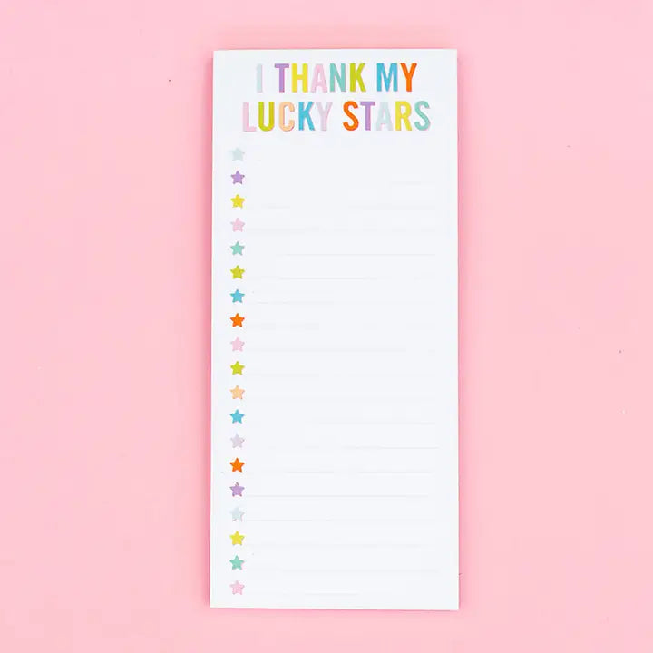 I Thank My Lucky Stars Notepad