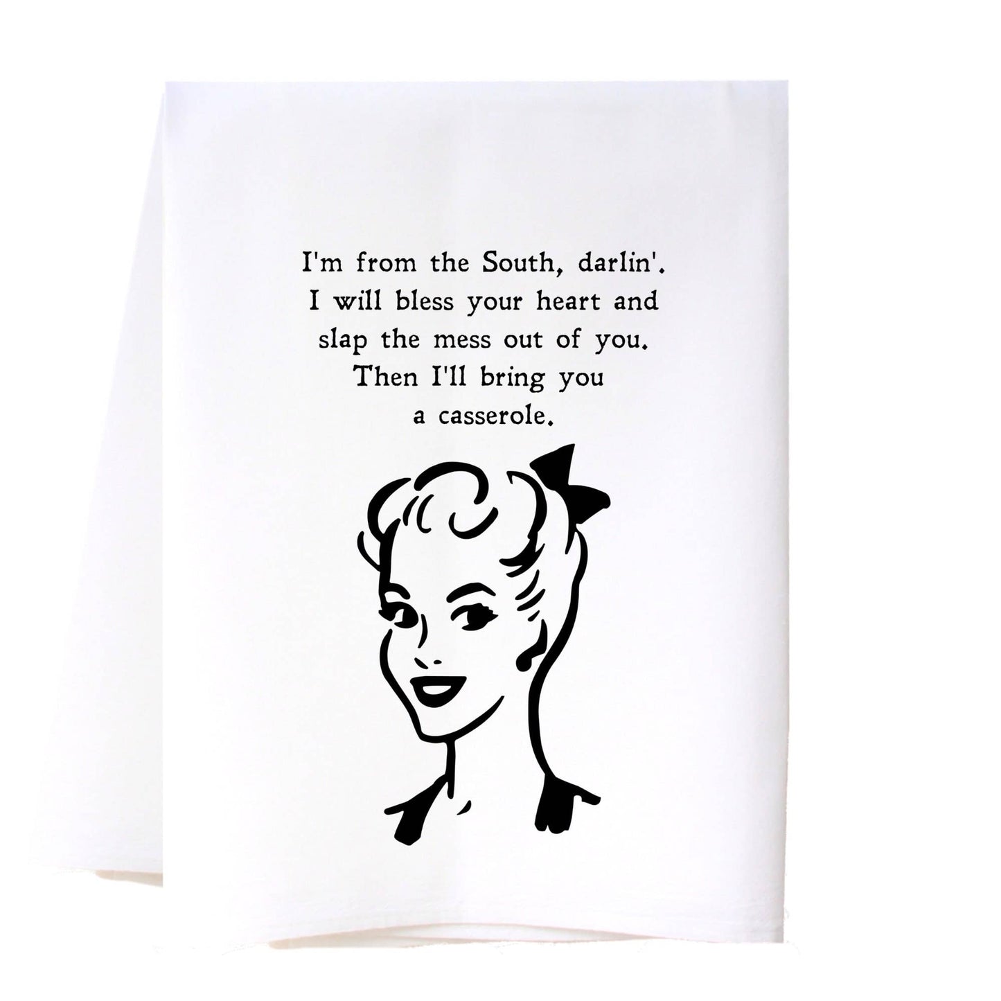 I'M FROM THE SOUTH FLOUR SACK TOWEL