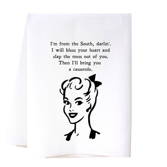I'M FROM THE SOUTH FLOUR SACK TOWEL