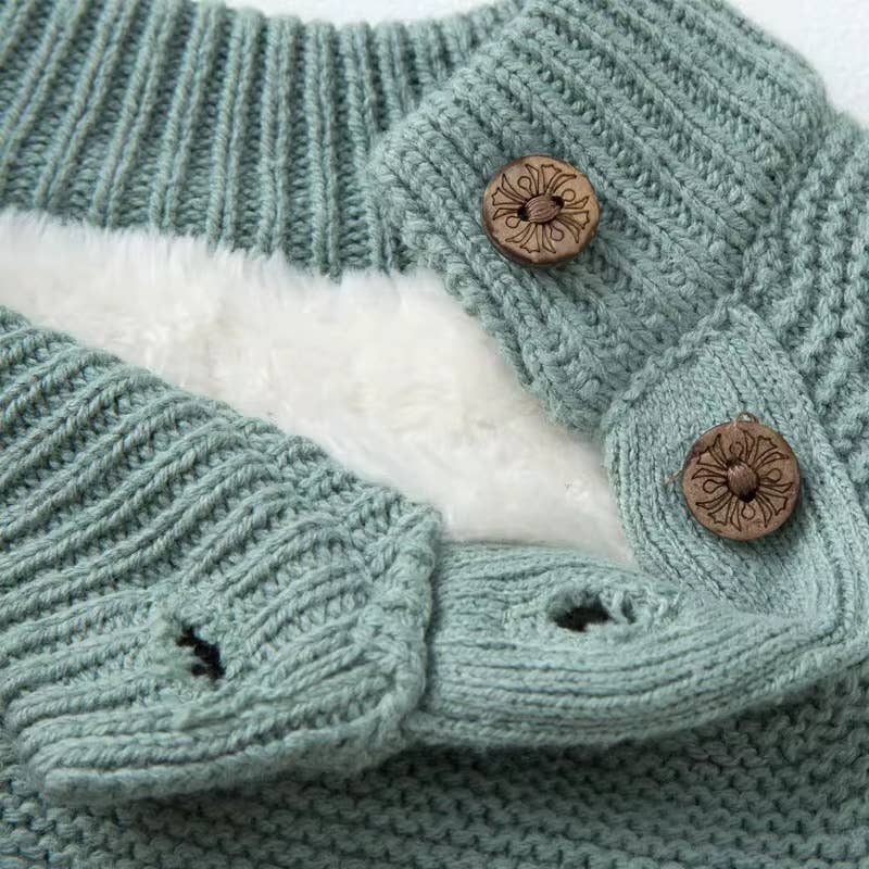 Equestrian Western Horse Knit Baby Sweater