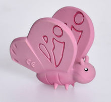 Load image into Gallery viewer, Butterfly Natural Rubber Teether, Rattle &amp; Bath Toy
