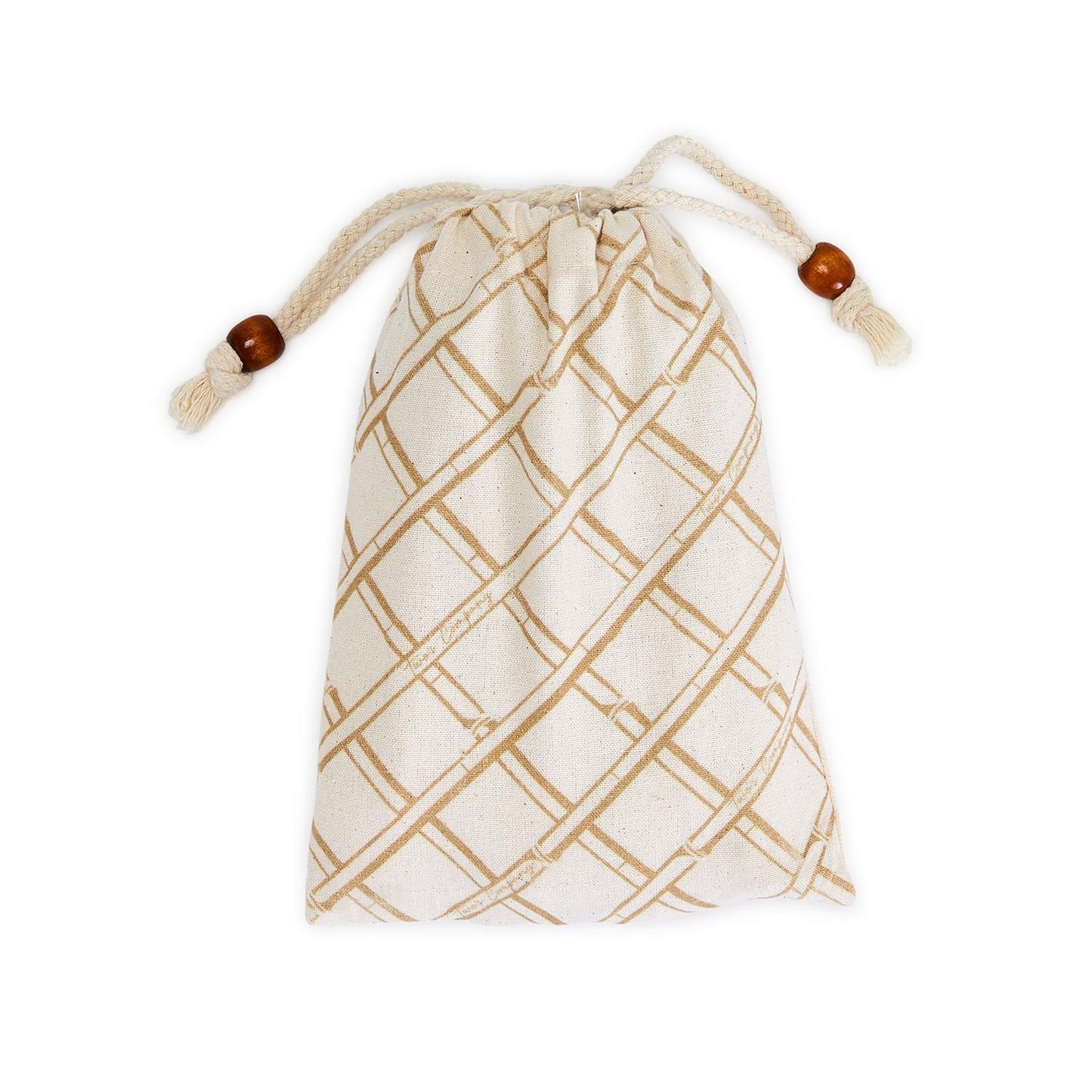 Natural Bamboo 20 Pc Flatware Service Set For 4 in Storage Pouch Two's Company