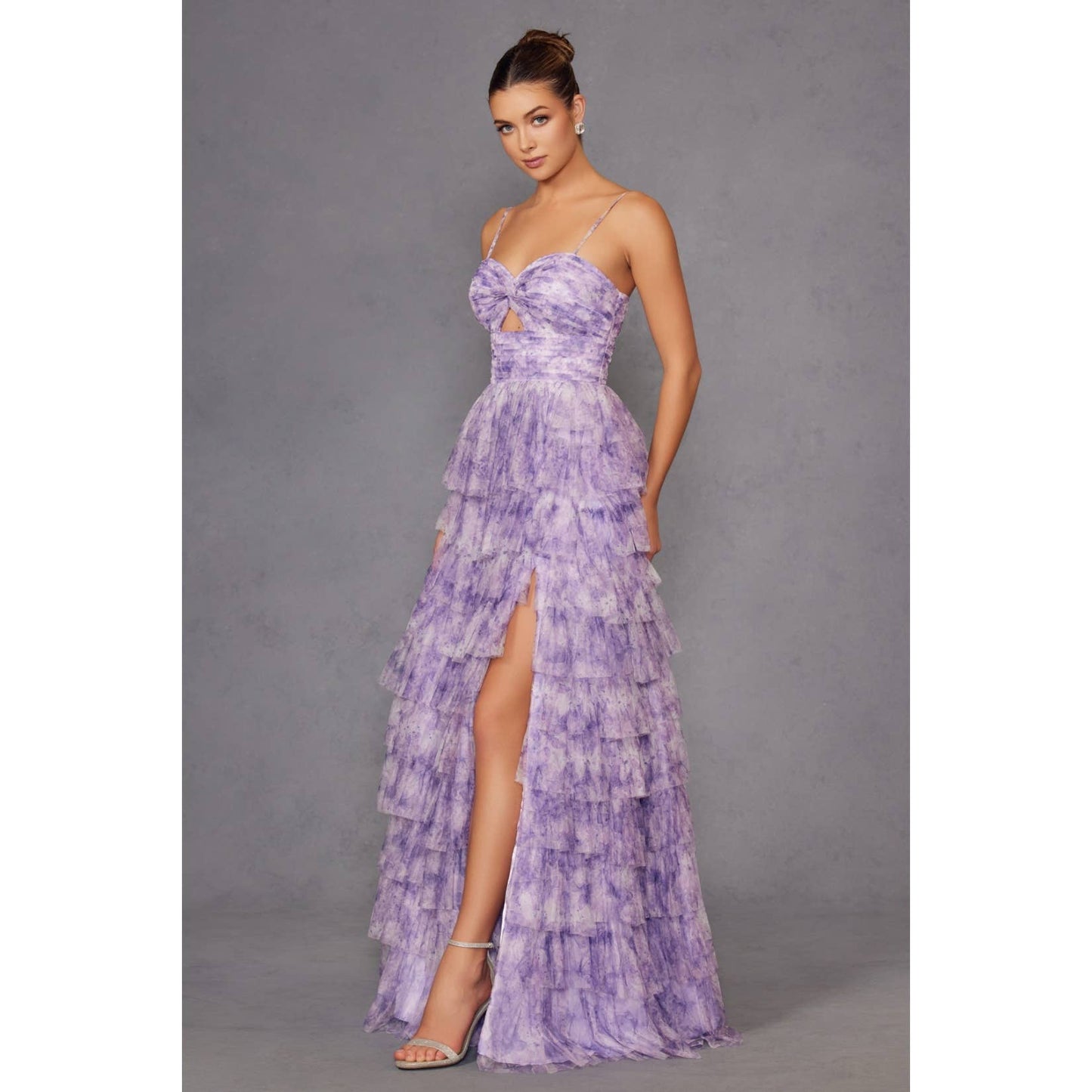 Tiered Evening Gown