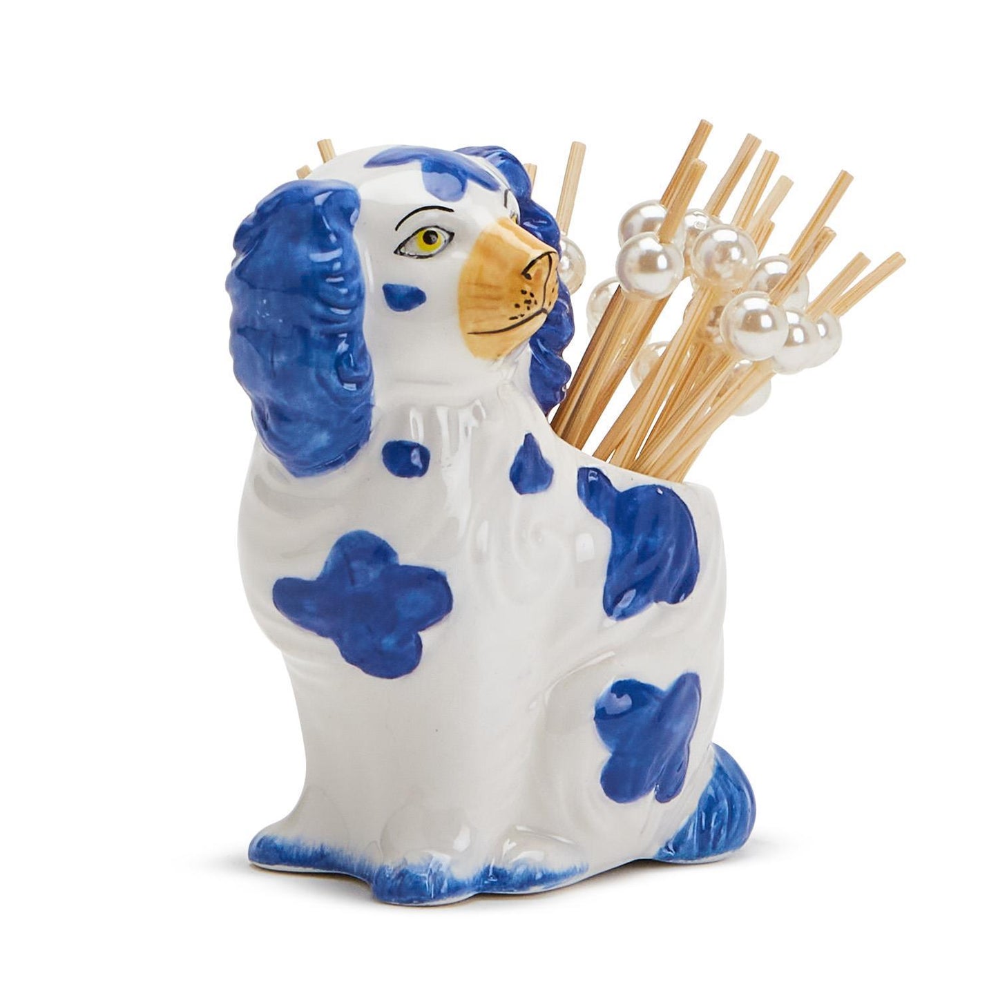 Staffordshire Dog with 20 picks in gift box