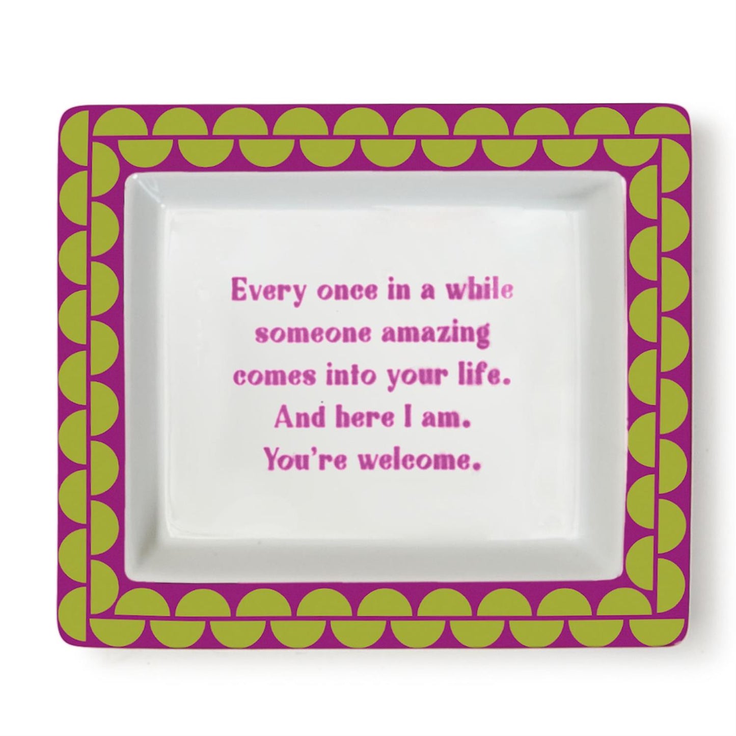 Sassy Wise Saying Desk Tray in Gift Box