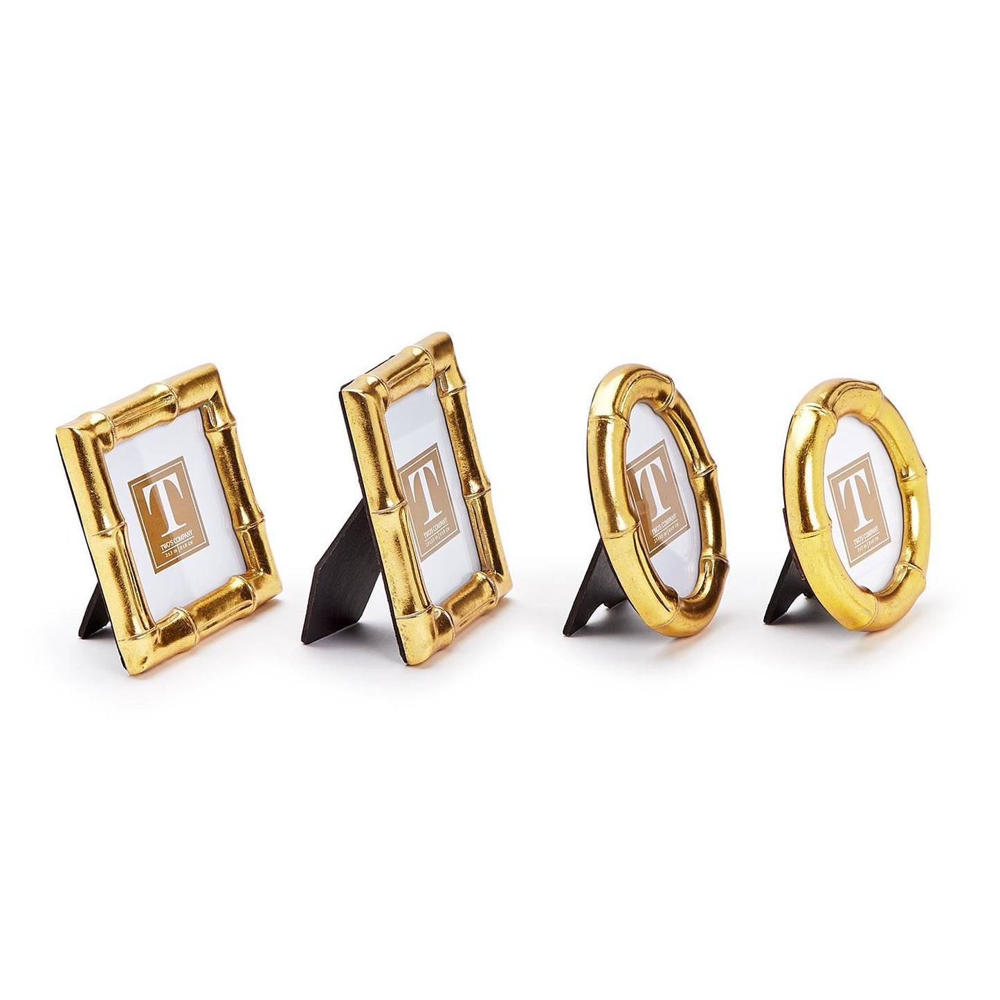 Mini Gold Faux Bamboo Photo Frame - Two's Company