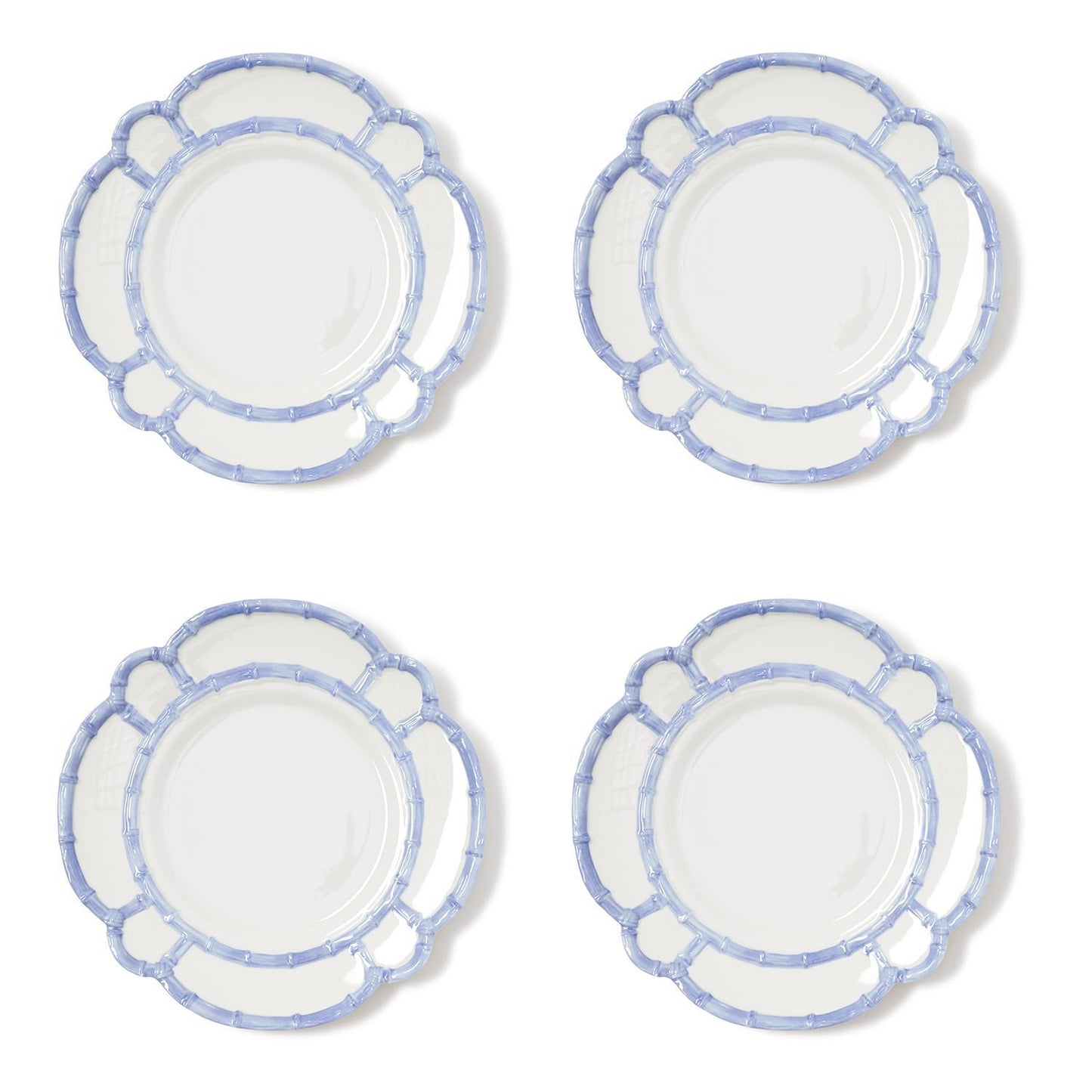 French Blue Bamboo Touch Dinner Plate Two's Company