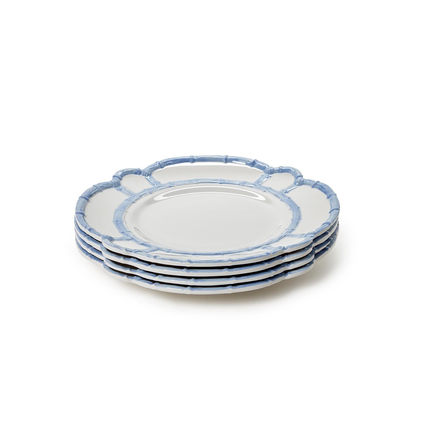 French Blue Bamboo Touch Dinner Plate Two's Company