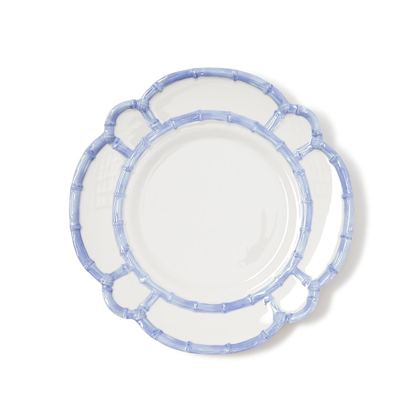 French Blue Bamboo Touch Dinner Plate Two's Company