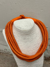 Load image into Gallery viewer, Game Day Orange - Slub 8-Strand Necklace
