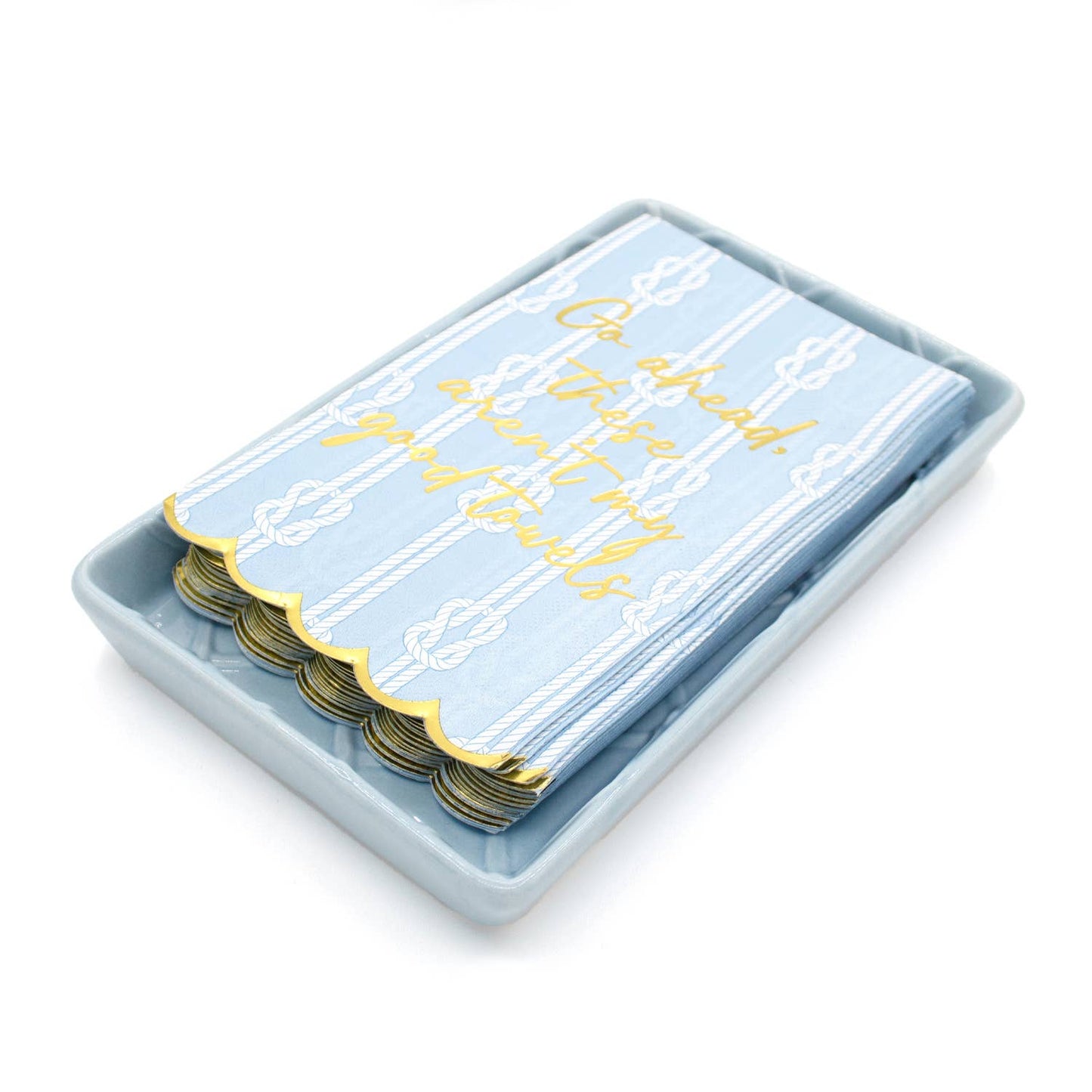 Nautical Knot Paper Guest Towel Packs