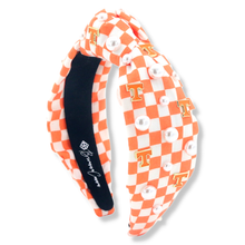 Load image into Gallery viewer, Orange and White Checkered University of Tennessee Logo Head
