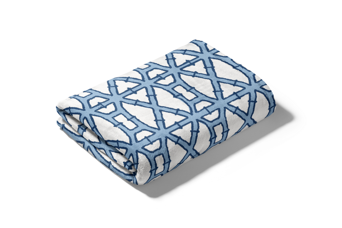 Minky Plush Throw Blanket - Bamboo