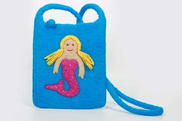 Mermaid Design Cross- Body Bag