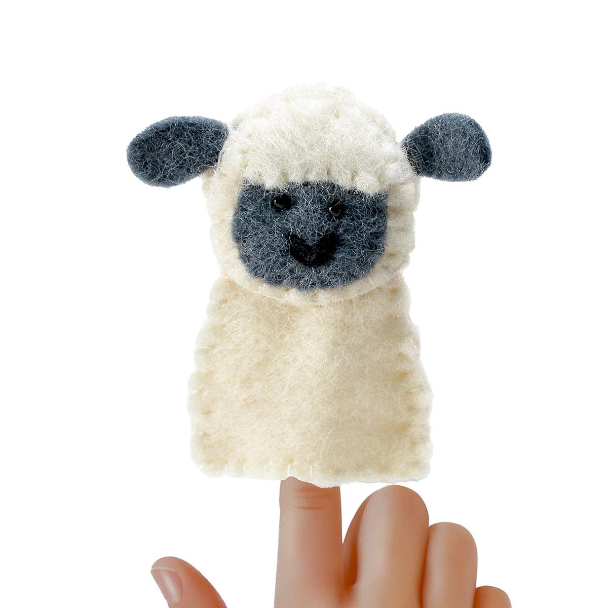 Felted Old McDonald's Farm Animal Finger Puppet (5 in a Set)