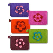 Load image into Gallery viewer, Two Layer Flower Coin Purses
