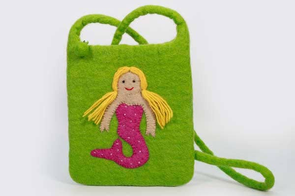 Mermaid Design Cross- Body Bag