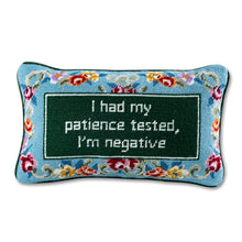 Load image into Gallery viewer, Patience Needlepoint Pillow
