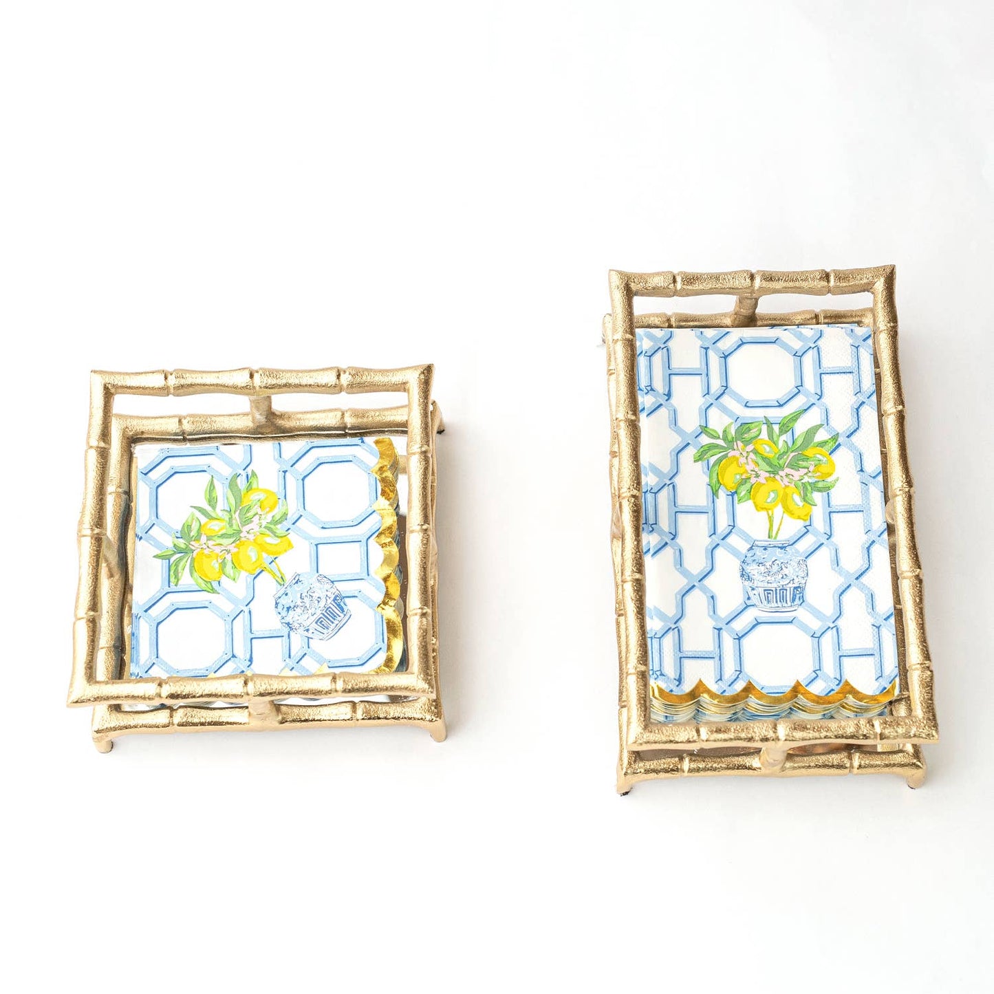 Lemon Ginger Paper Beverage Napkin Packs