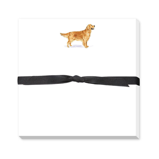 GOLDEN RETRIEVER NOTEPAD - Delightful Dog-Themed Design
