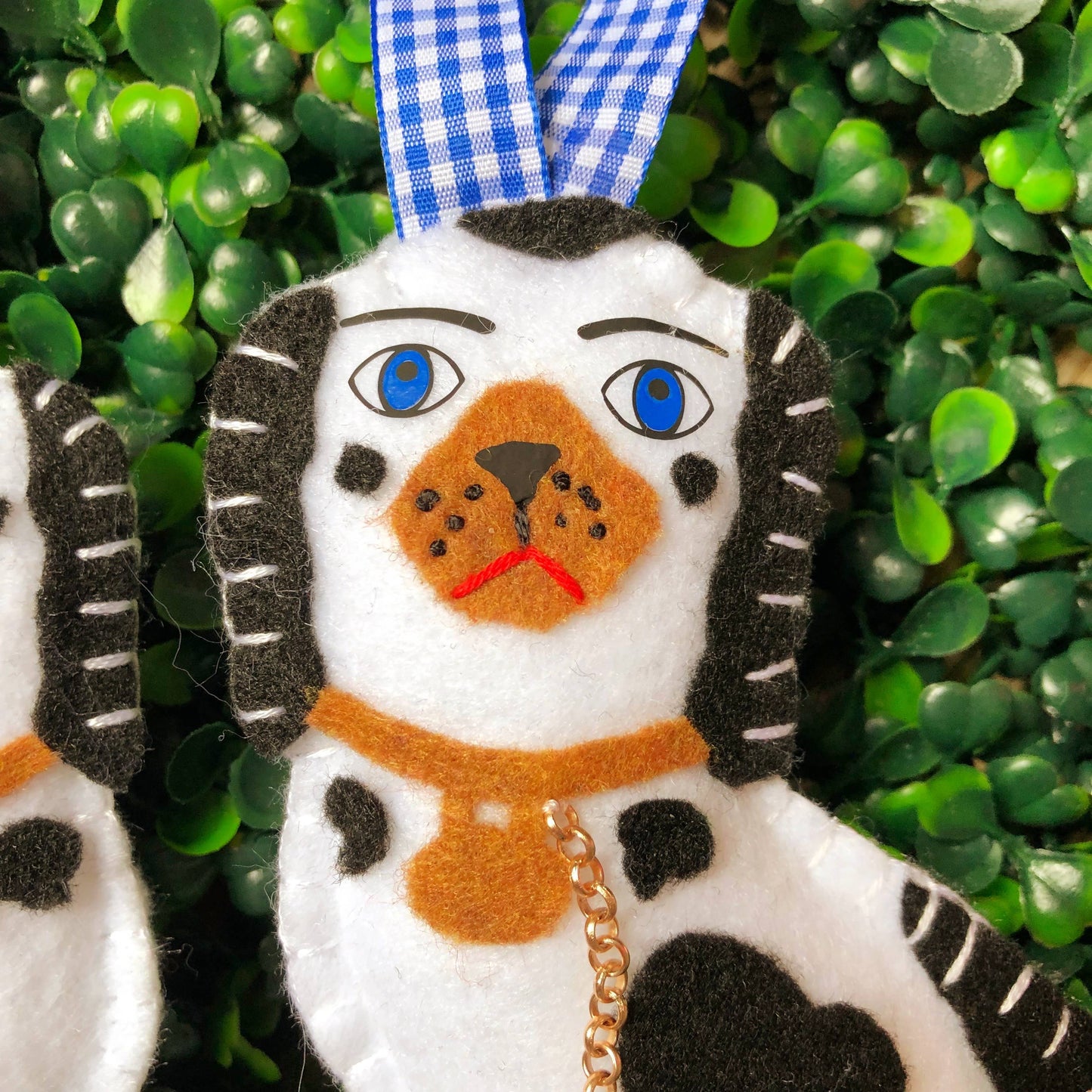 Staffordshire Dog Statue Ornaments | Black