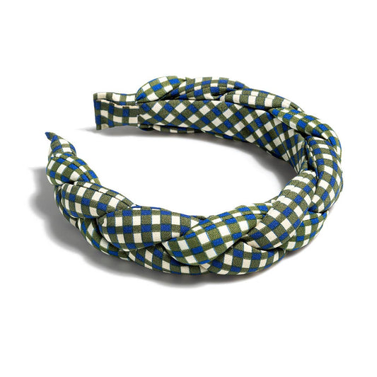 Braided Check Headband