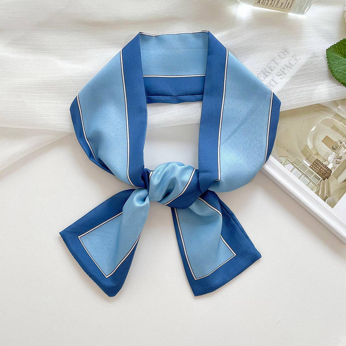 Long Thin Ribbon Scarf – Ponytail, Neck, or Purse