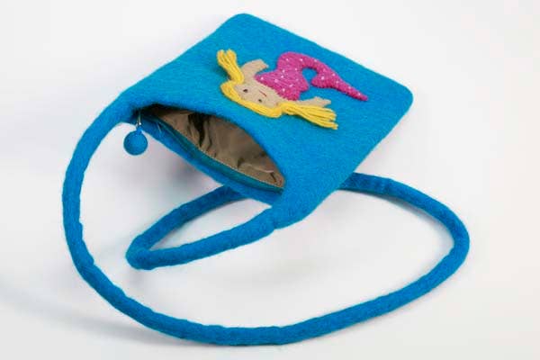 Mermaid Design Cross- Body Bag