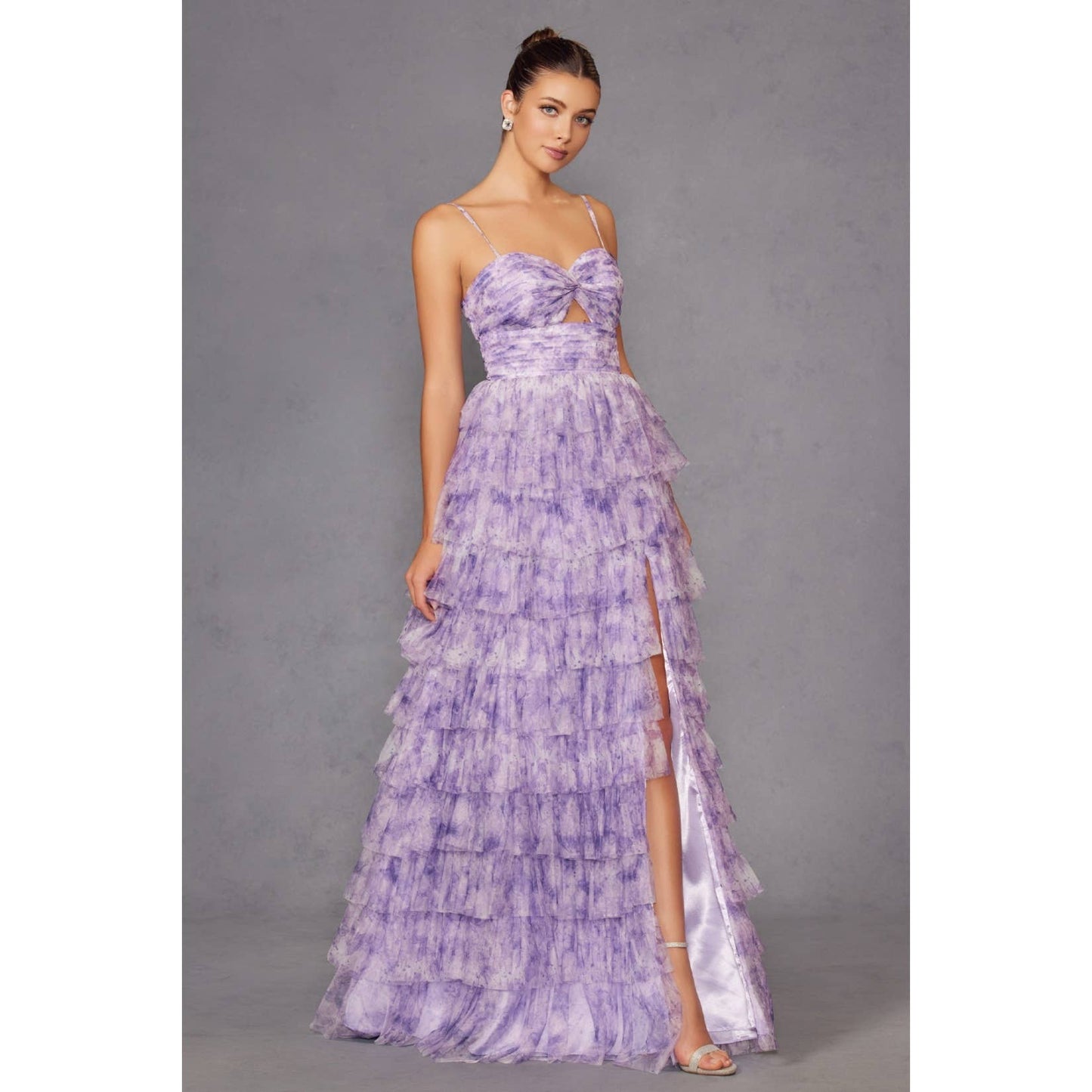 Tiered Evening Gown