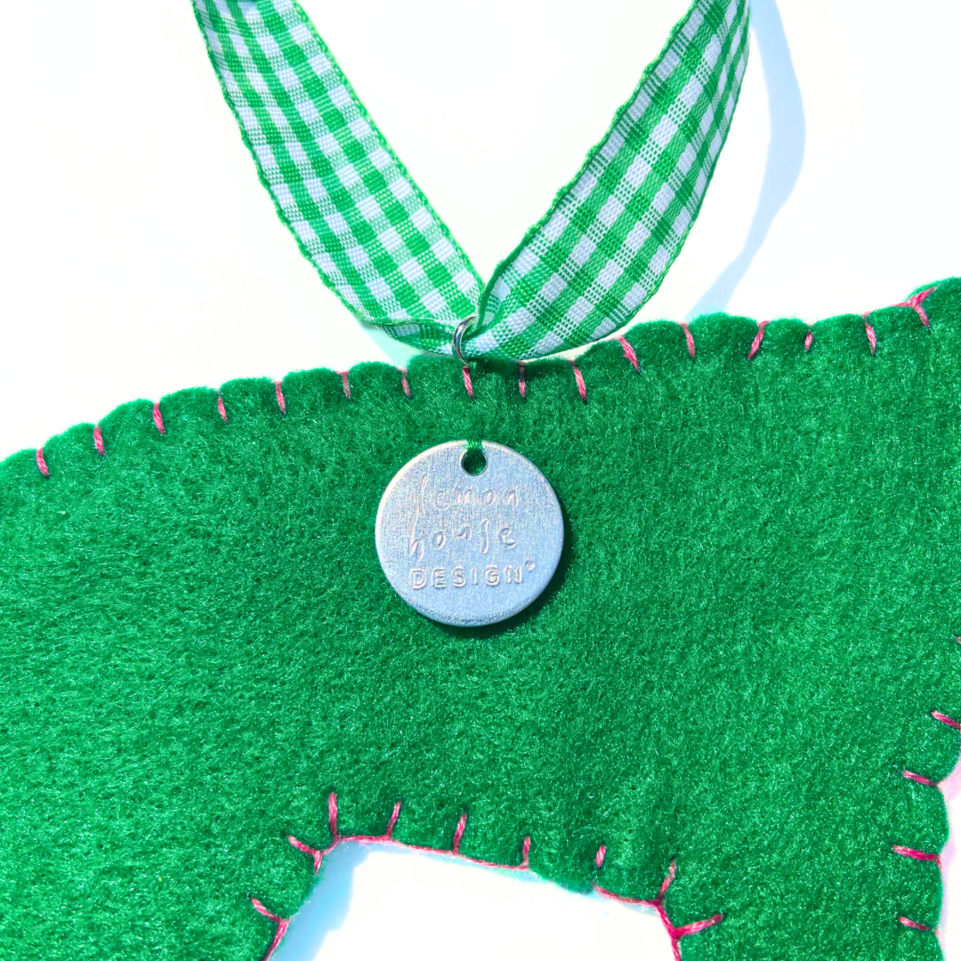 Classic Leopard Ornament | Yellow