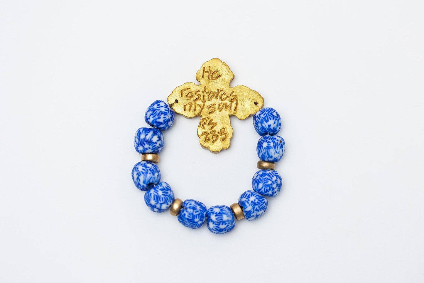 Blue & White African Glass with Susie Cross