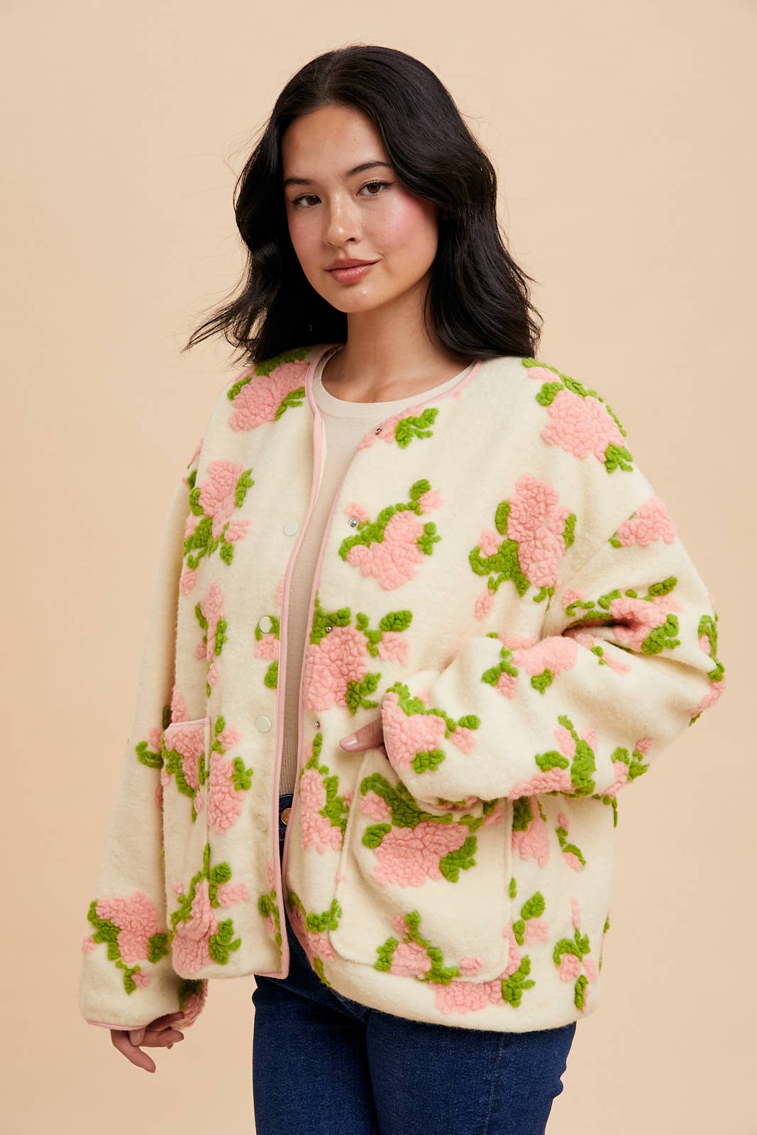 Floral Tufted Jacket