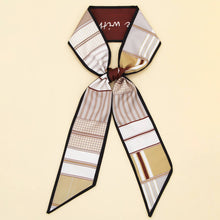 Load image into Gallery viewer, Chic Floral Letter Twilly Scarf Gift Wrap
