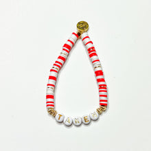 Load image into Gallery viewer, Valentine word Heishi Bracelets: Be mine
