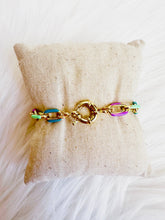 Load image into Gallery viewer, Candy 8.5&quot; Enamel Chain Bracelet
