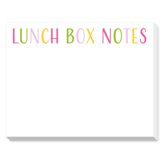 Lunch Box Notes Notepad
