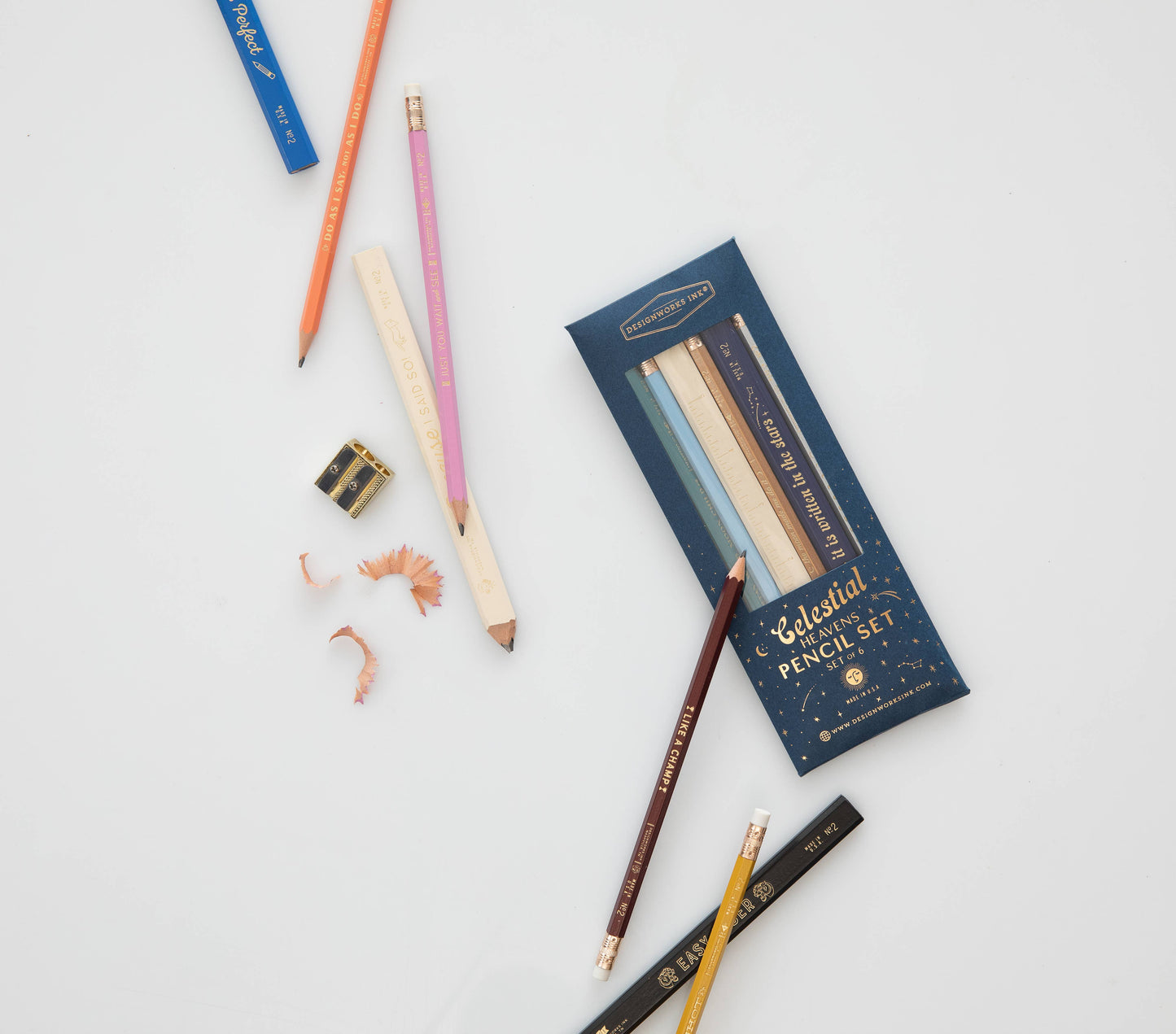 Pencil Set - "The Man, The Myth, The Legend"
