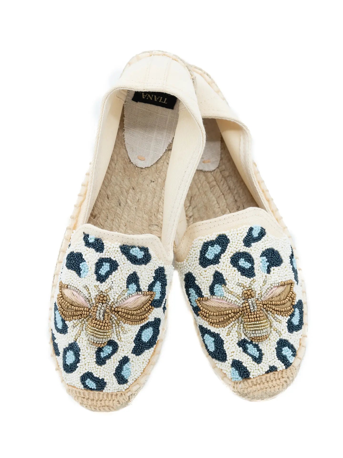 Leopard Beaded Shoes
