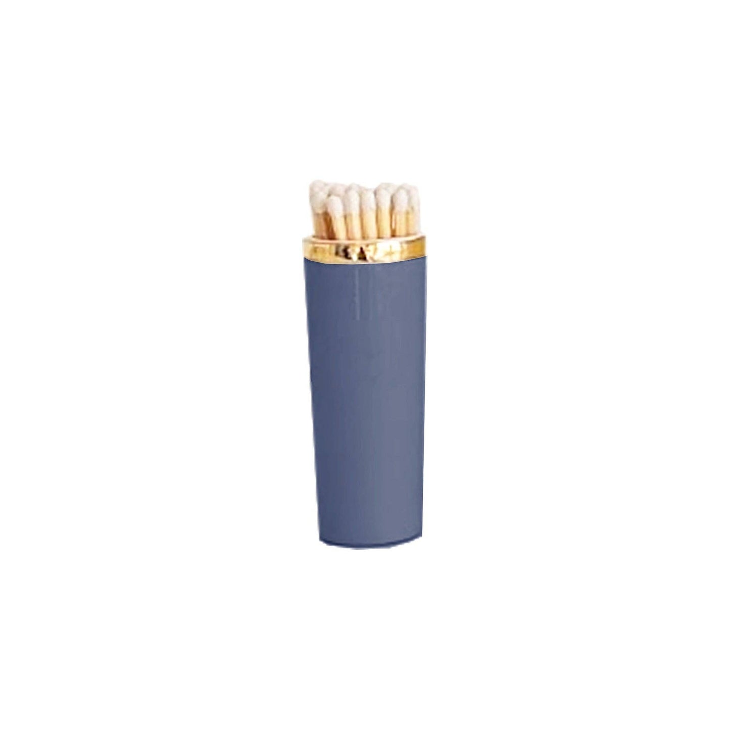 Solid Match Holder/ Striker with Gold Accent