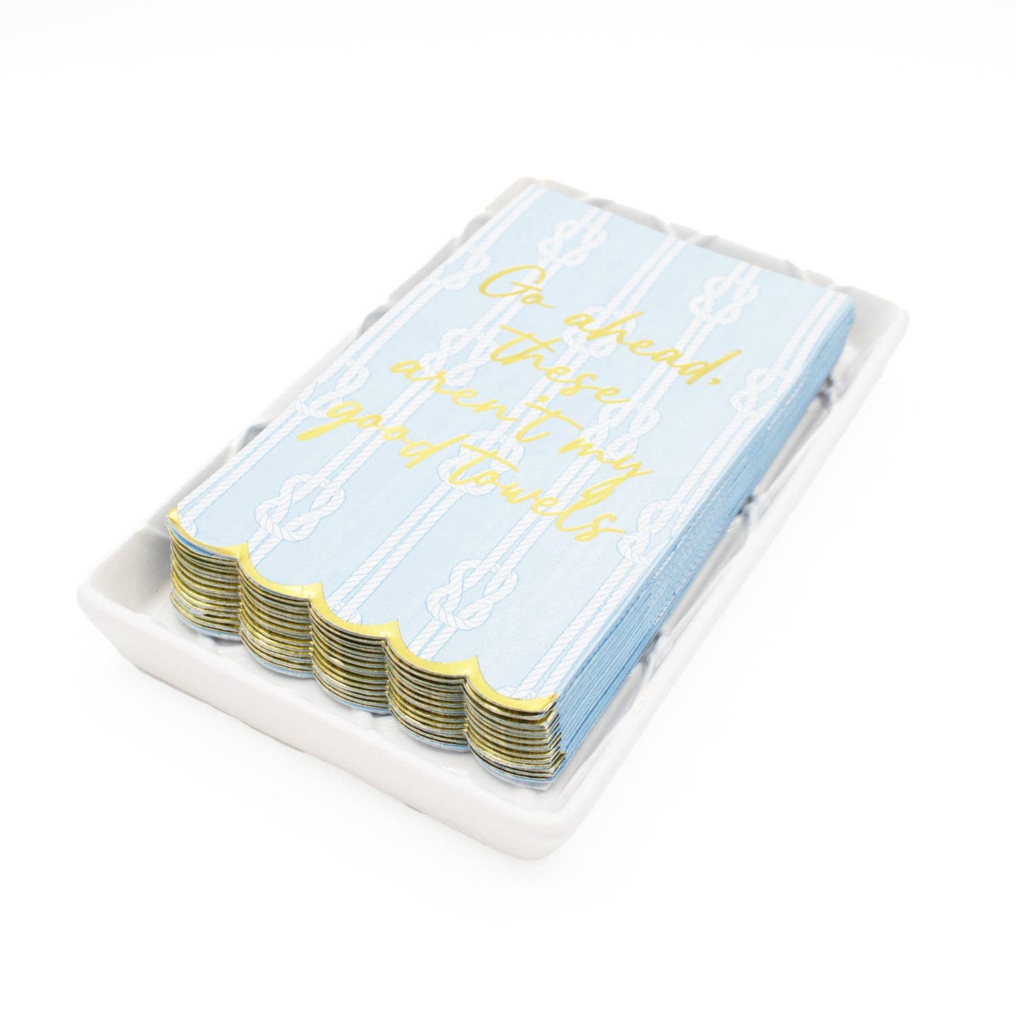 Nautical Knot Paper Guest Towel Packs