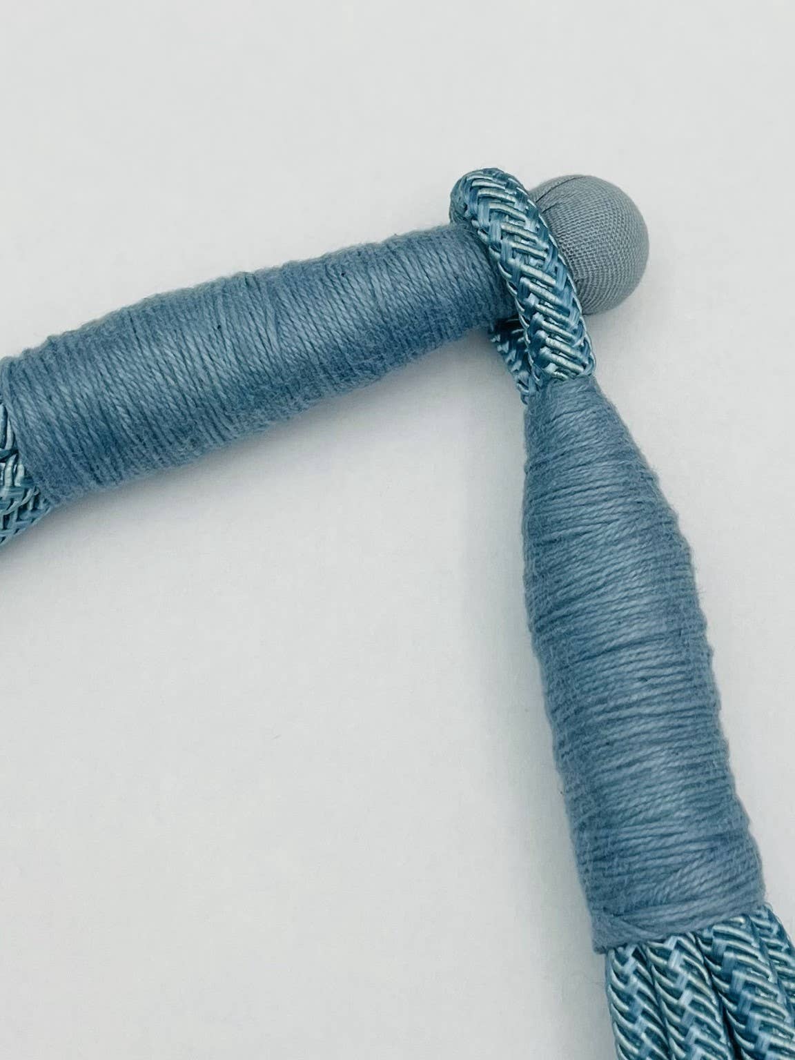 Game Day Dusty Blue - Slub 8-Strand Necklace