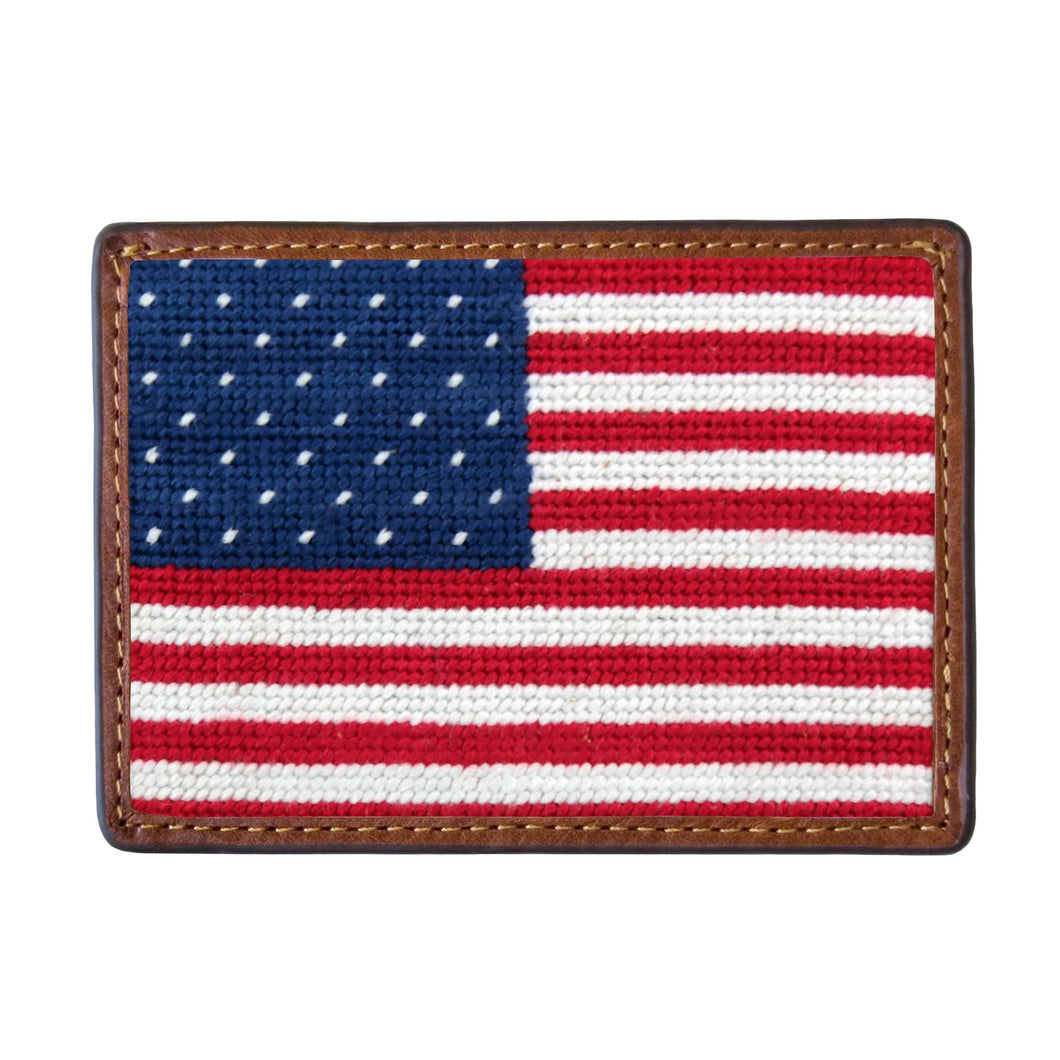 Big American Flag Card Wallet