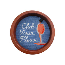 Load image into Gallery viewer, Club Pour Please Rose Wine Bottle Coaster
