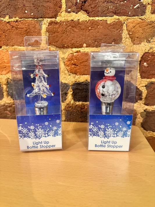 Light-Up Holiday Bottle Stoppers