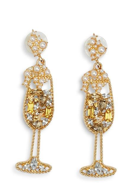 Crystal Embellished Earrings A/3